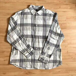 H&M Flannel Button Up Shirt Mens Size XXL